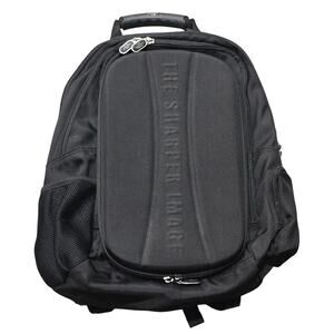 Sharper Image Black Multi Compartment Laptop Backpack Speaker System